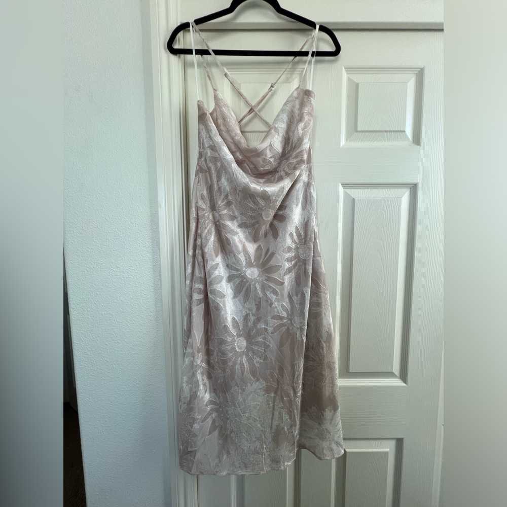 Baltic Born Blush Floral Midi Dress